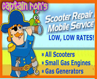Scooter repair road service
